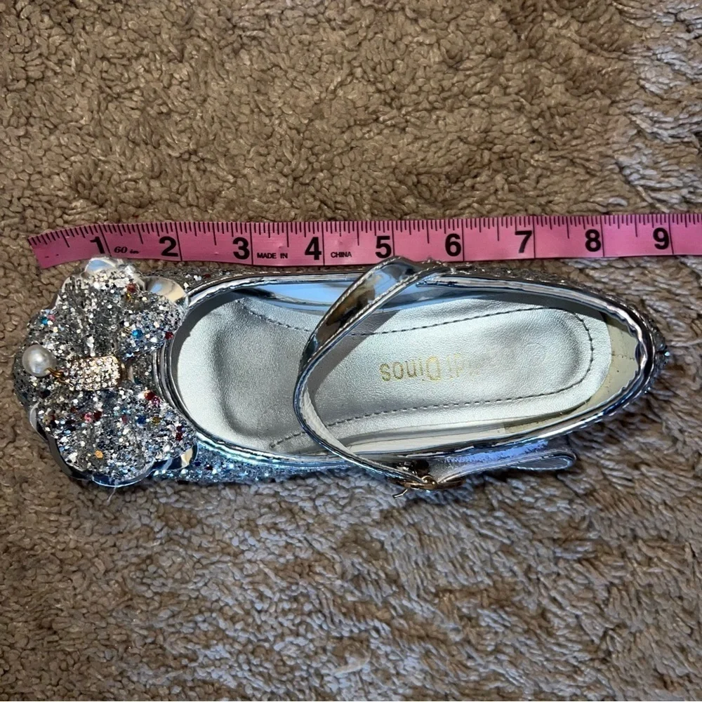 Cadidi Dinos Girls Dress Shoes Wedding Party Mary Jane Princess Shoes Size 3